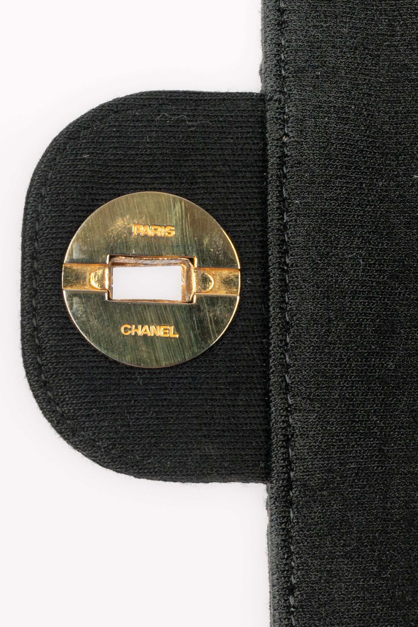 Sac classique en jersey Chanel 1970's