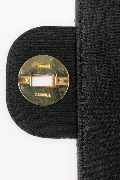 Sac classique en jersey Chanel 1970's