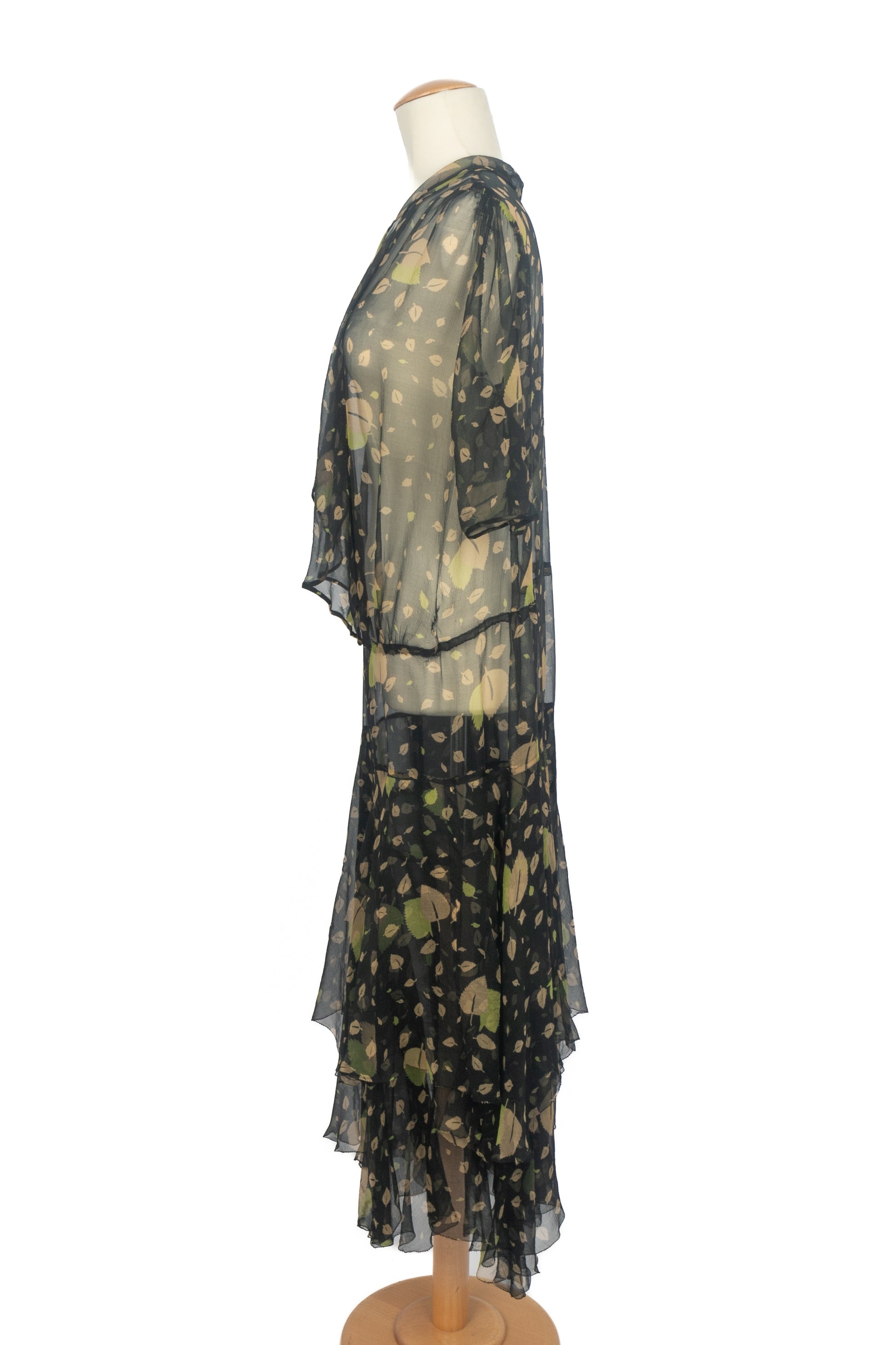 Robe vintage en mousseline