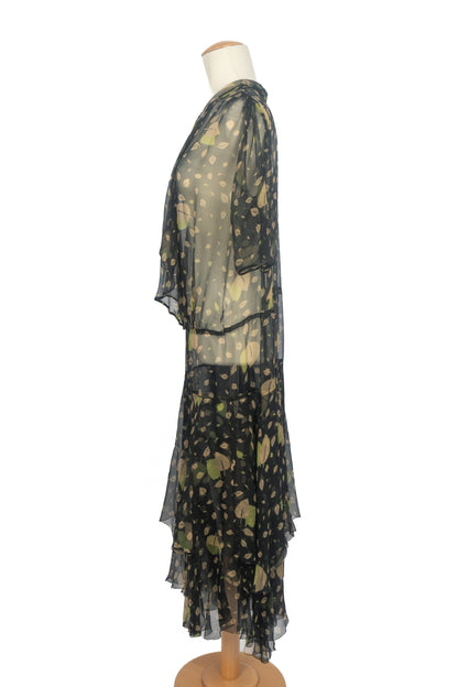 Robe vintage en mousseline