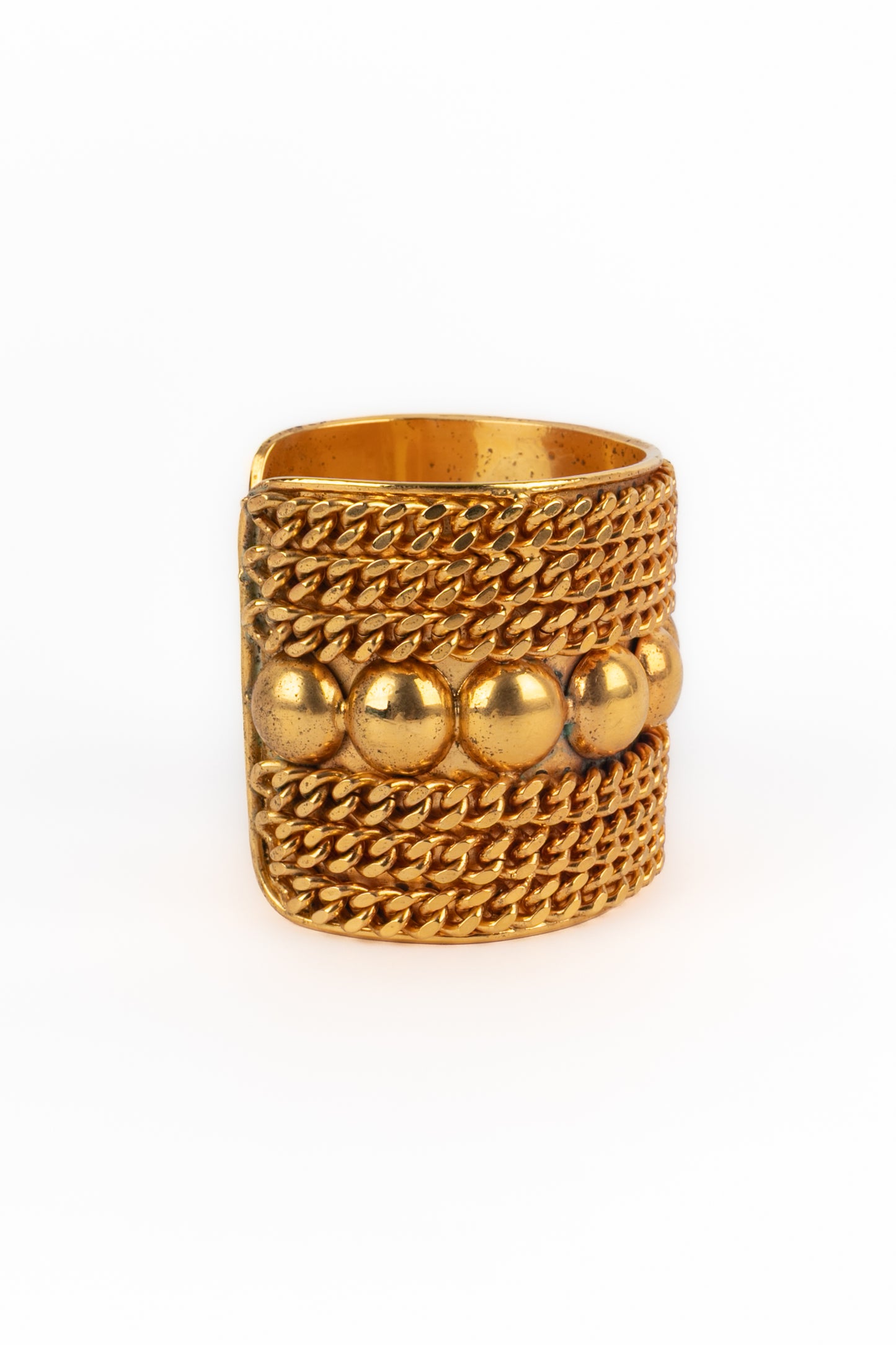 Bracelet manchette Chanel 1980's