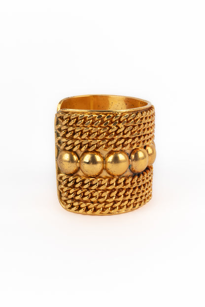 Bracelet manchette Chanel 1980's