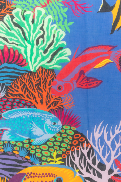 Paréo / foulard "Under the waves" Hermès