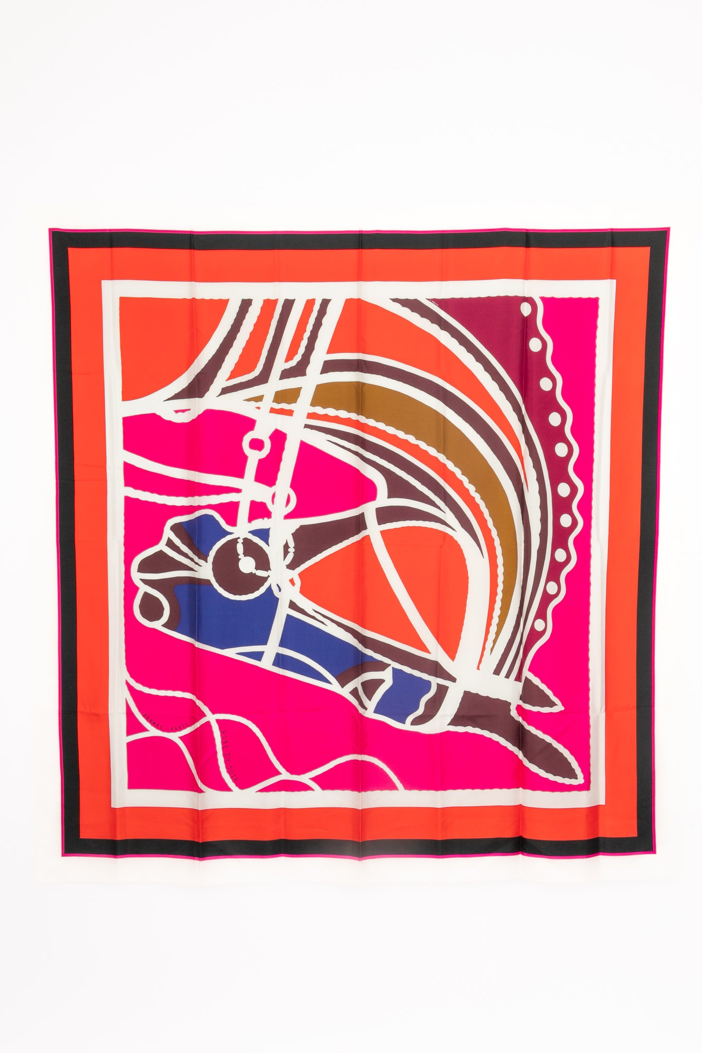 Foulard "Robe du soir pop" Hermès