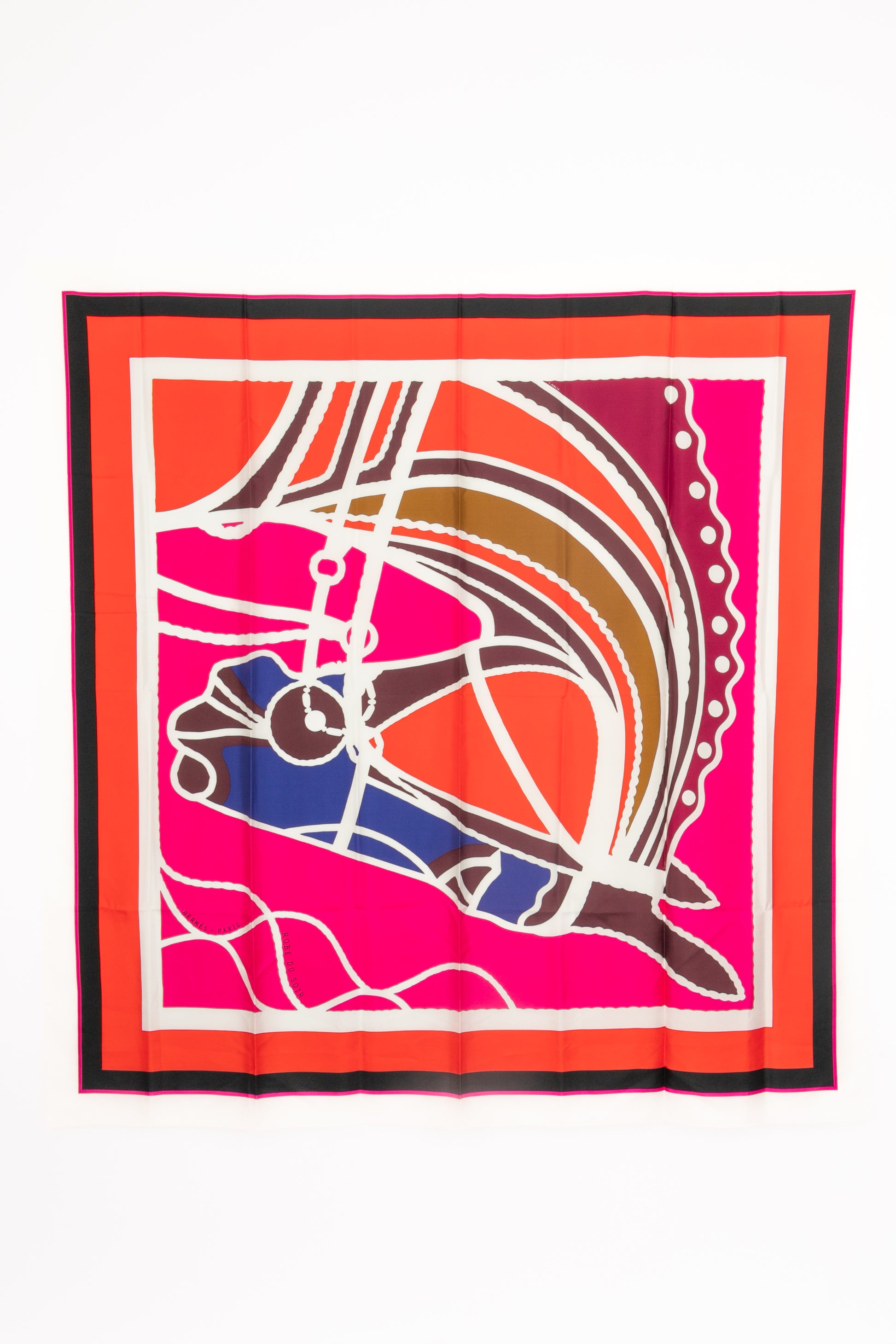 Foulard "Robe du soir pop" Hermès