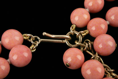 Collier de perles roses Chanel 2001