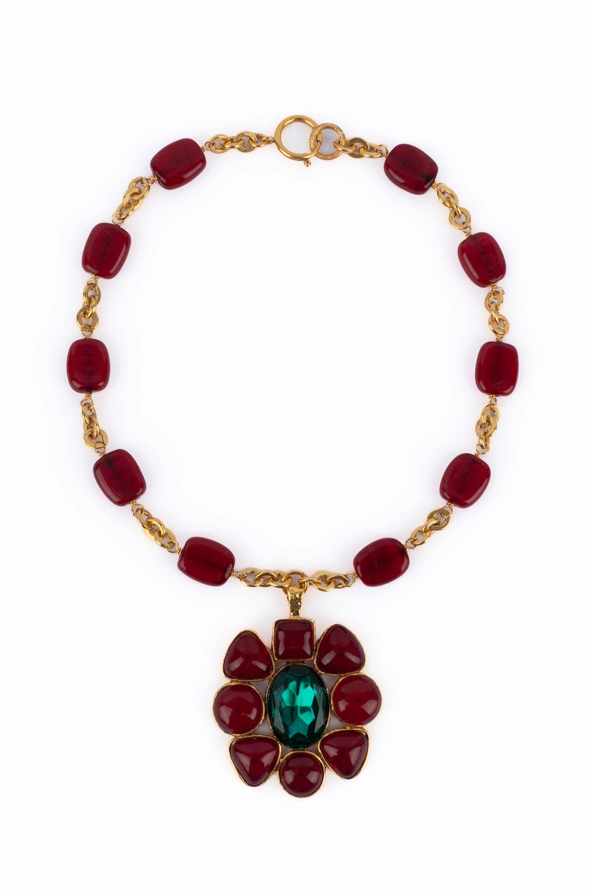 Collier pendentif Chanel 1990's