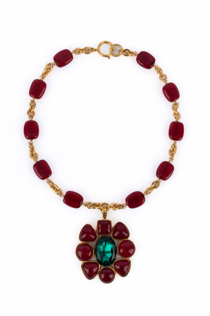 Collier pendentif Chanel 1990's