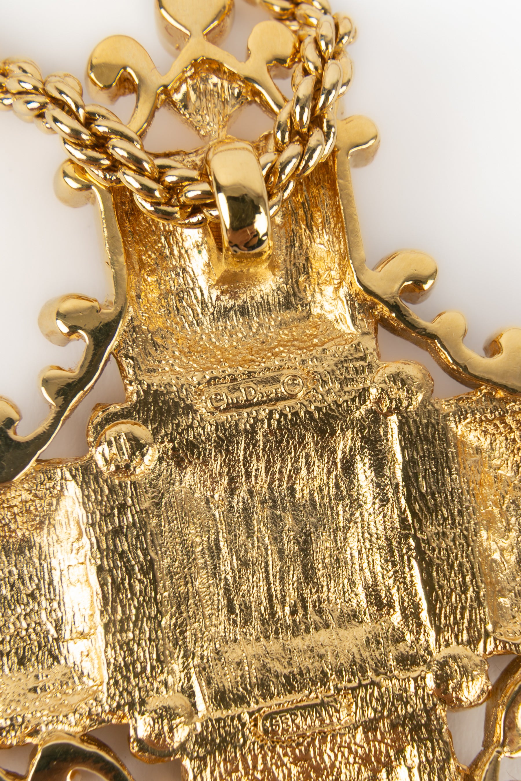 Collier "Croix" Christian Dior