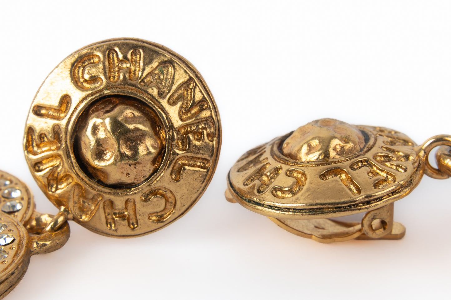Boucles d'oreilles cc Chanel 1990's