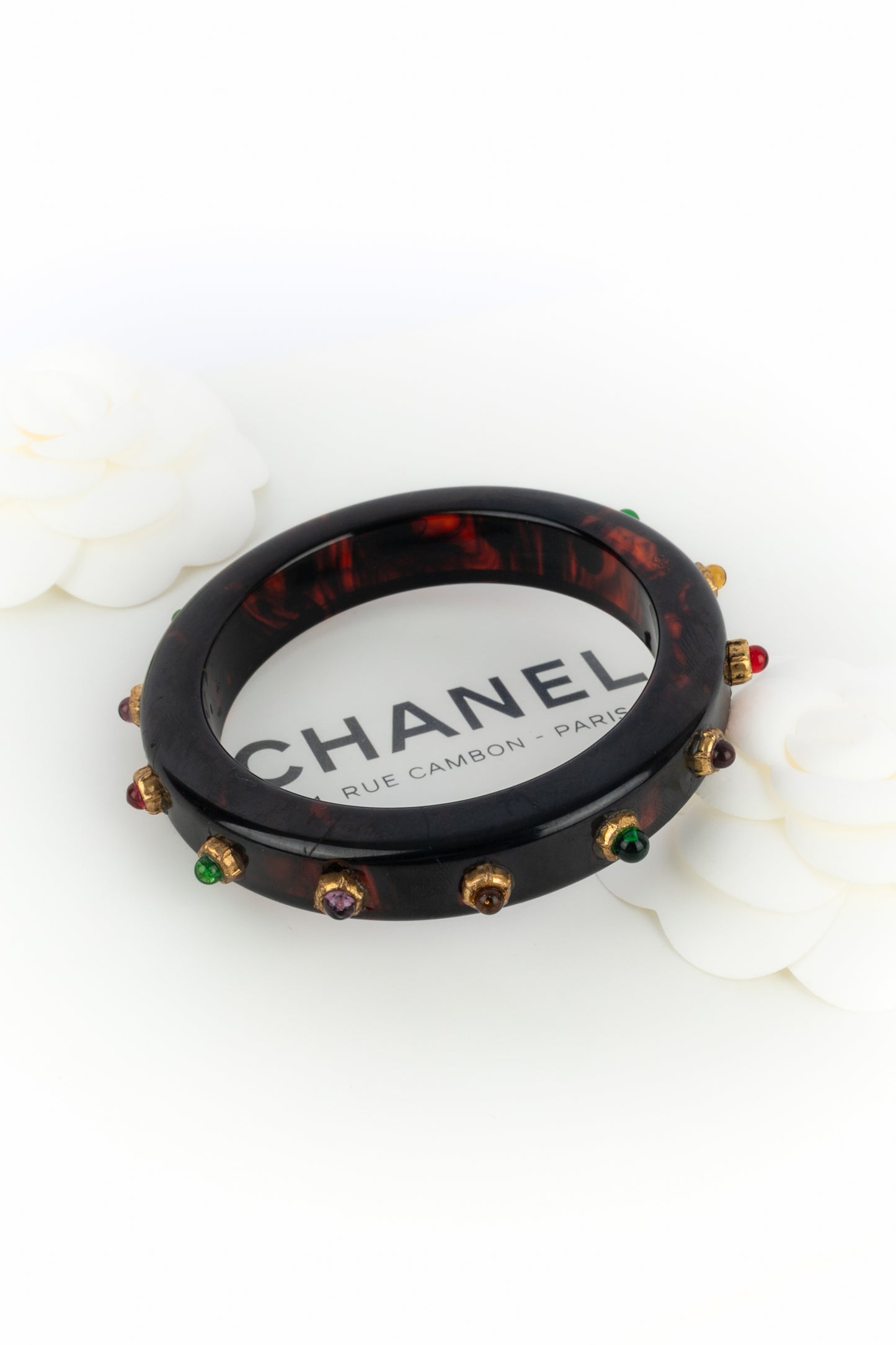 Bracelet en bakelite Chanel 1985