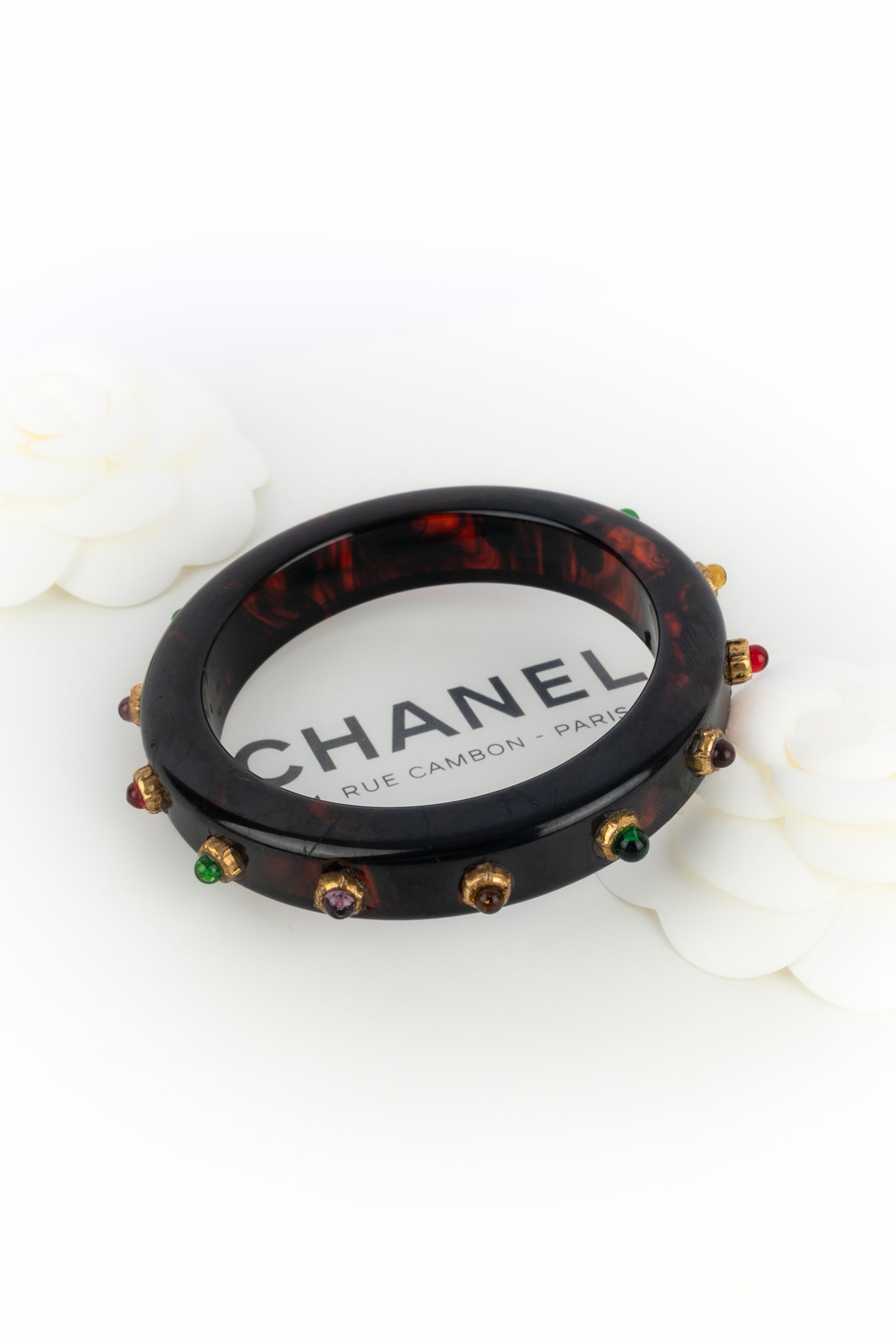 Bracelet en bakelite Chanel 1985