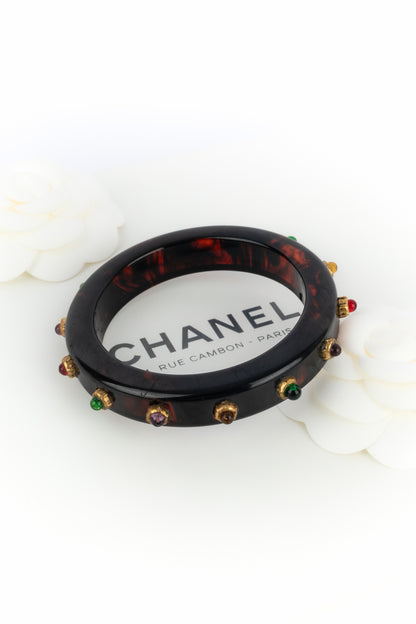 Bracelet en bakelite Chanel 1985