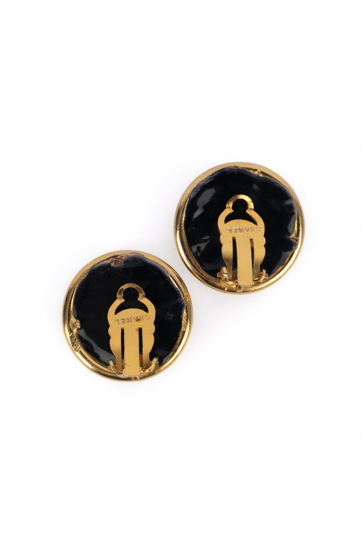 Boucles d'oreilles Chanel Haute Couture 1980's