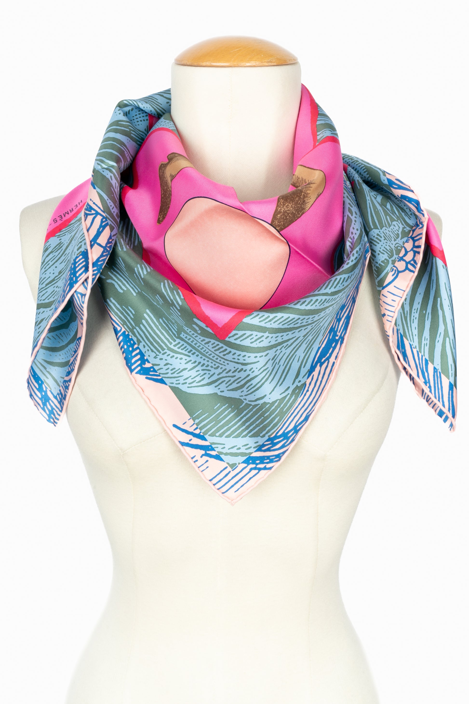 Foulard "Cavallier en forme" Hermès