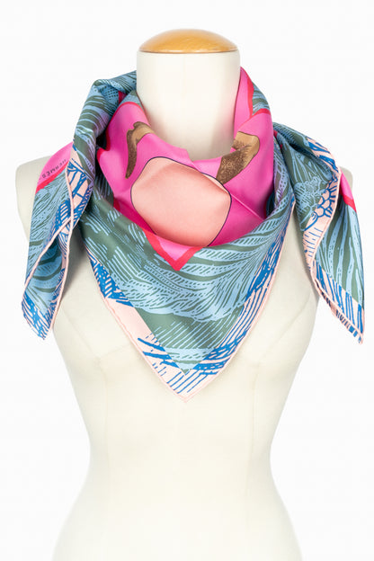 Foulard "Cavallier en forme" Hermès