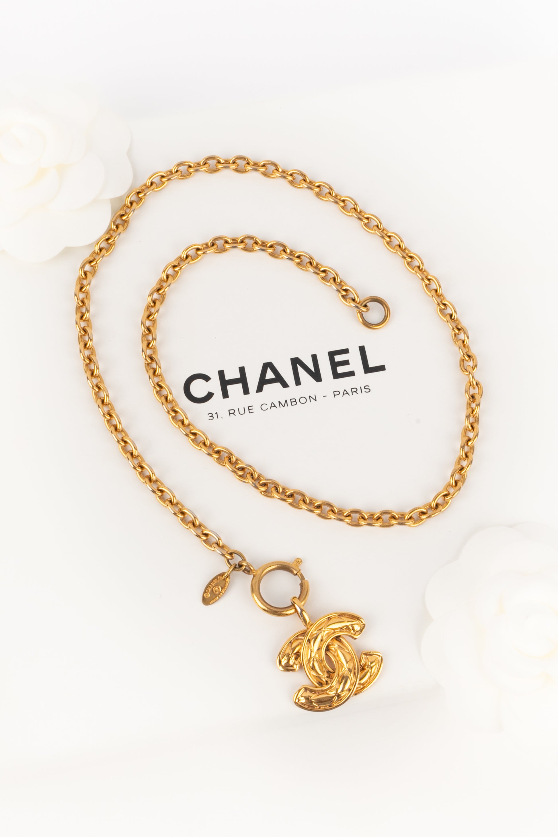 Collier cc Chanel 1990's