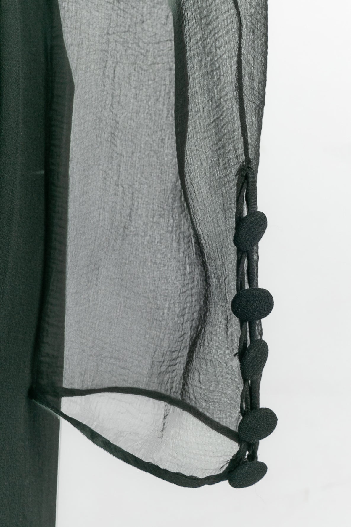 Robe en soie noire Chanel 