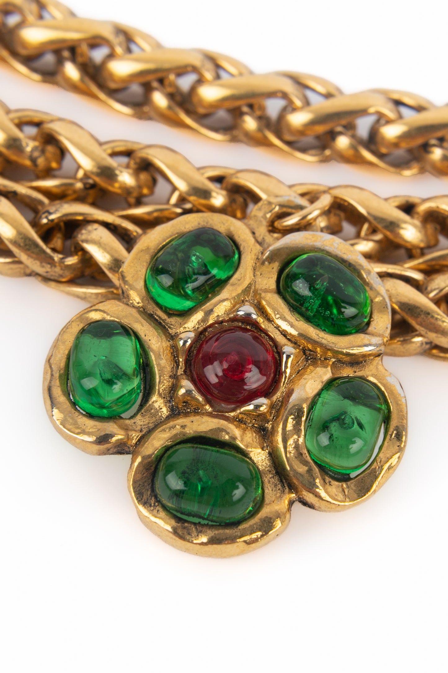 Collier fleurs Chanel 1984