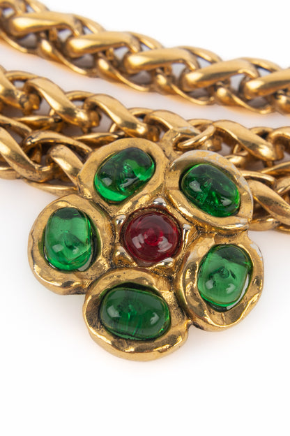 Collier fleurs Chanel 1984