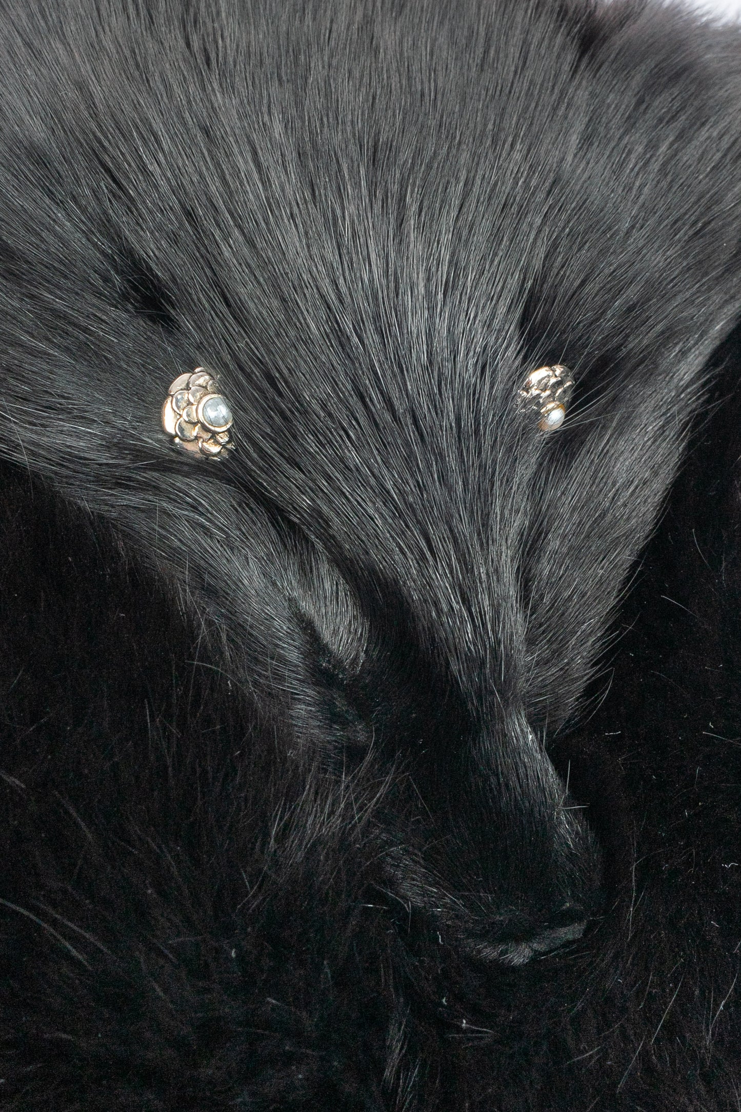 Manchon en renard Yves Saint Laurent