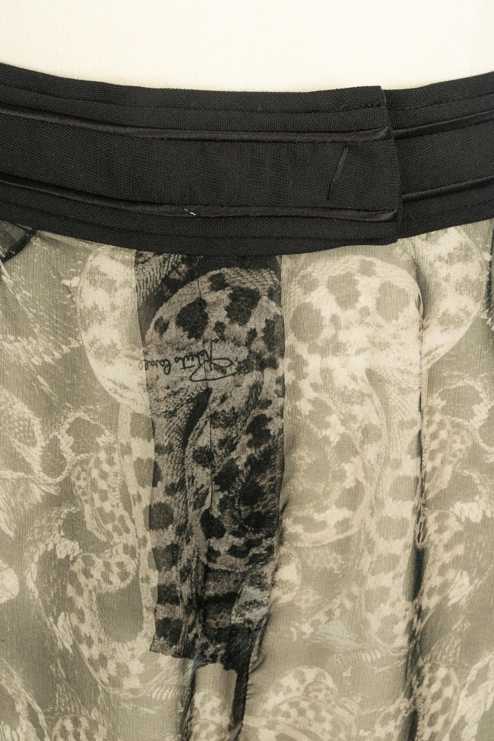 Pantalon en mousseline Roberto Cavalli