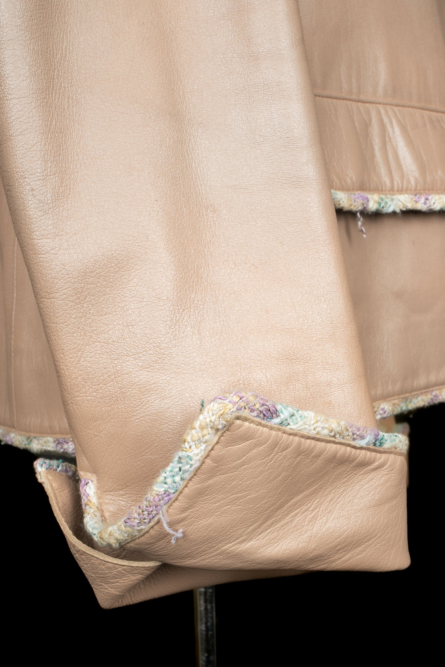 Veste en cuir Chanel Printemps 2005