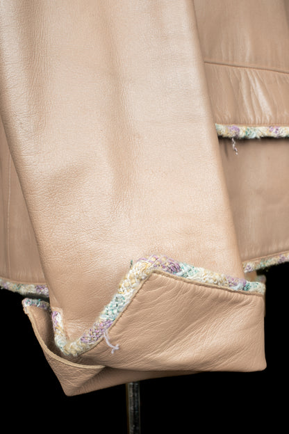 Veste en cuir Chanel Printemps 2005