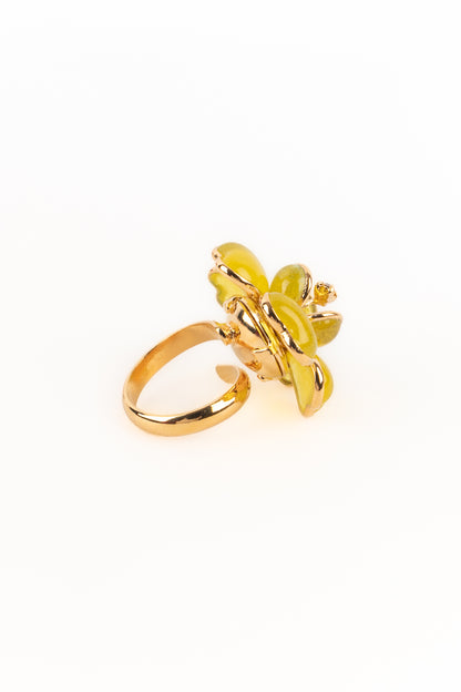 Bague jaune Augustine 