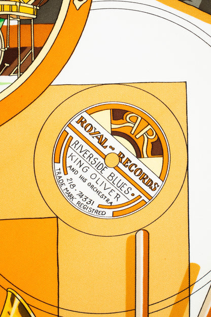 Foulard / Carré "The original New-Orléans créole Jazz 1923" Hermès