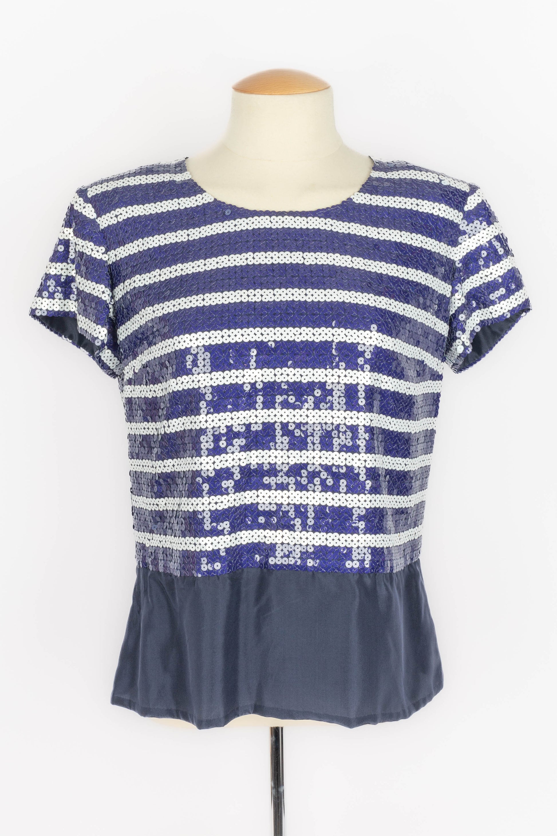 Haut à paillettes Nina Ricci Haute Couture 