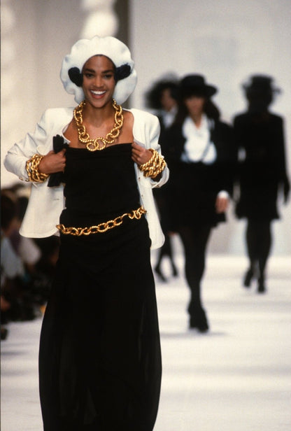Ceinture dorée Chanel Printemps-Eté 1990