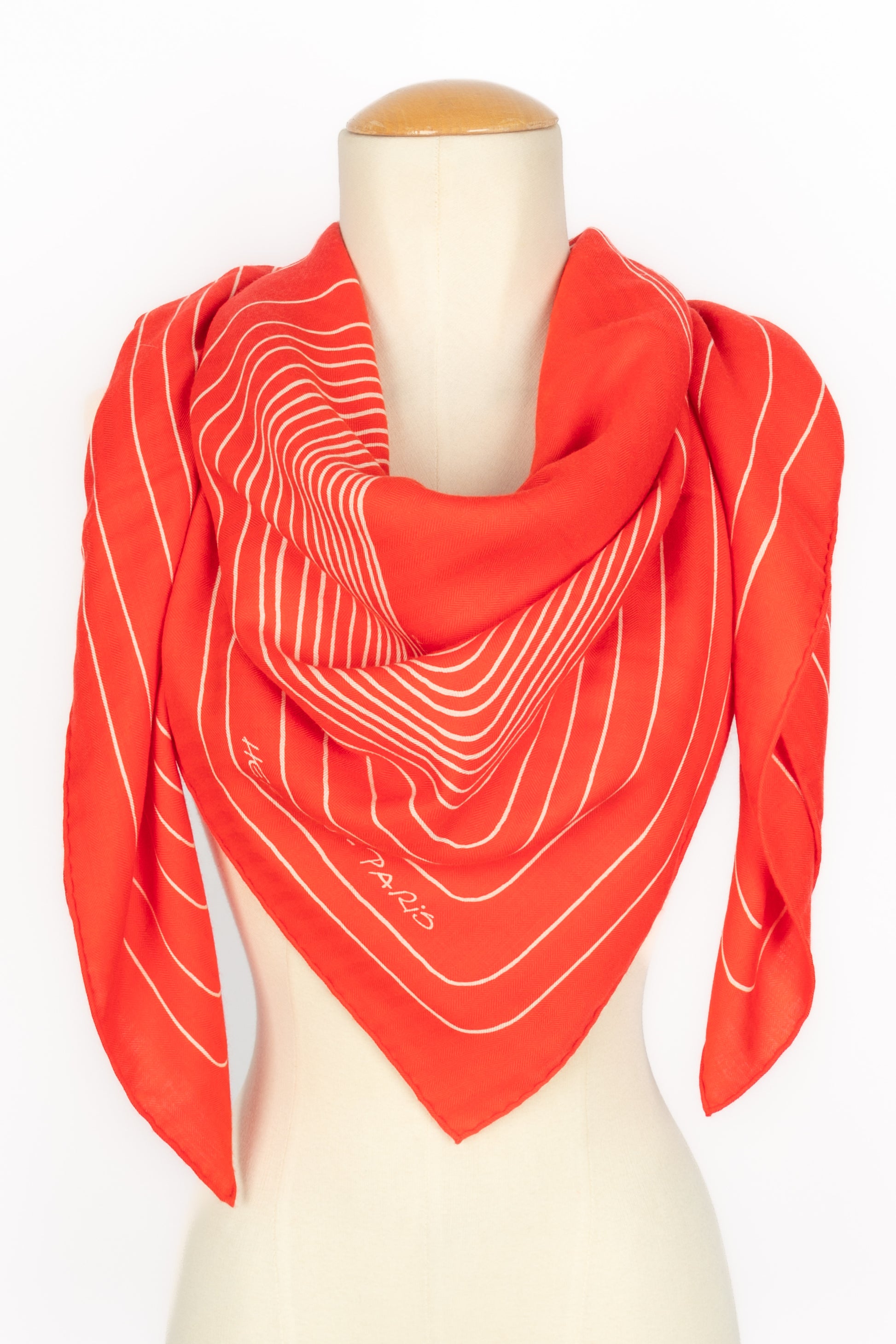 Foulard "Pégase Paysage" Hermès