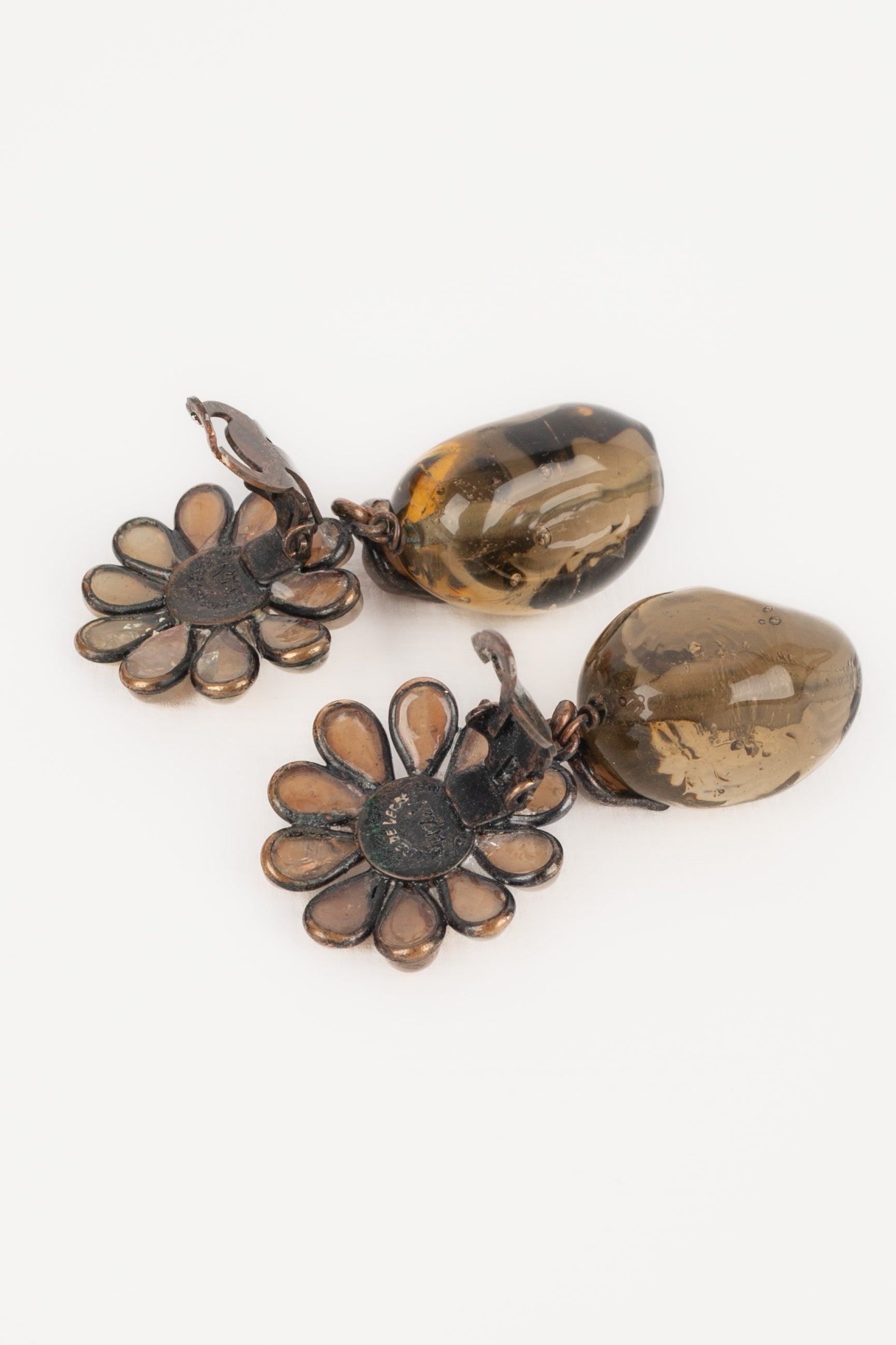 Boucles d'oreilles Histoire de Verre