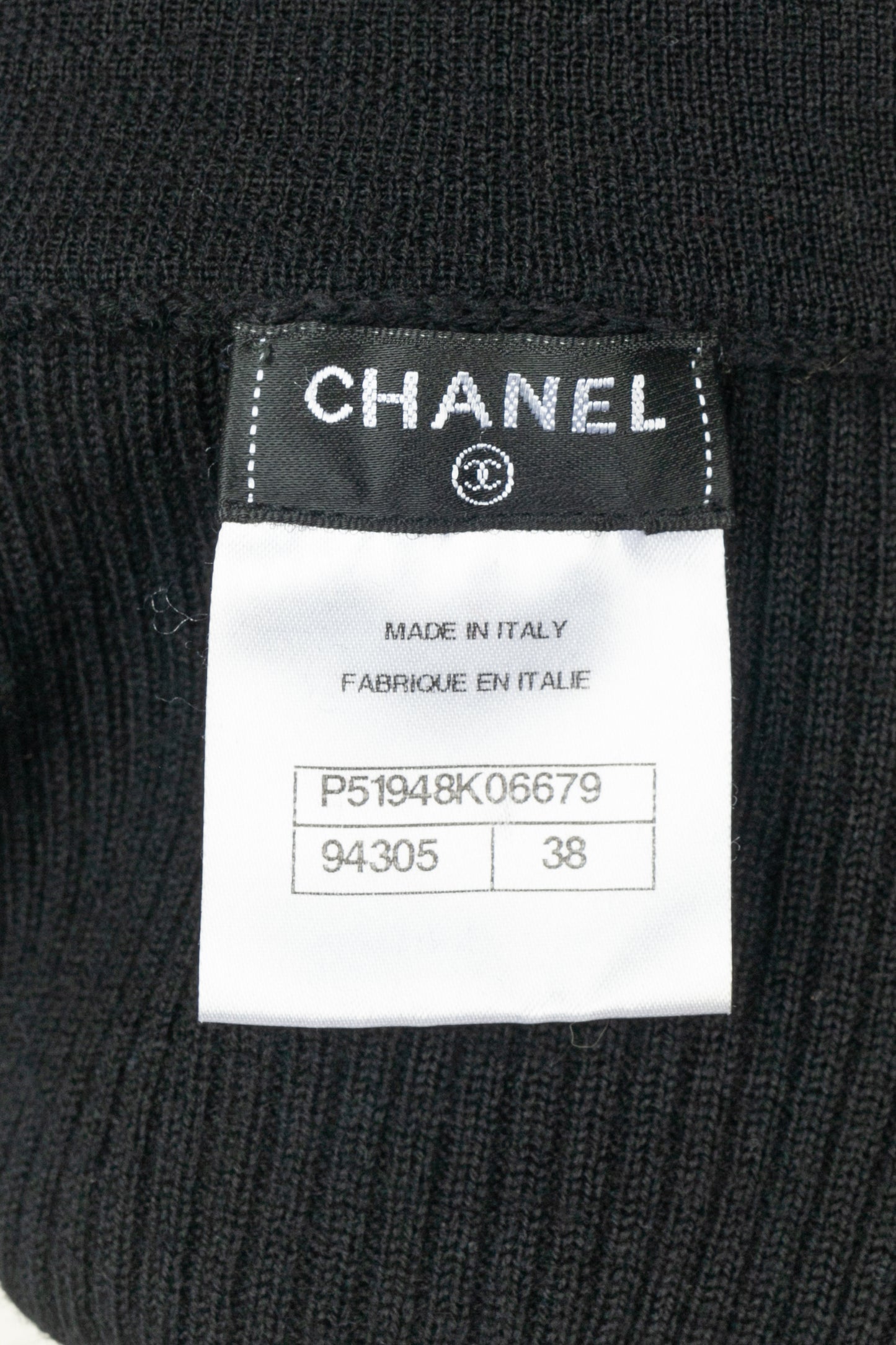 Pull en laine Chanel 2015