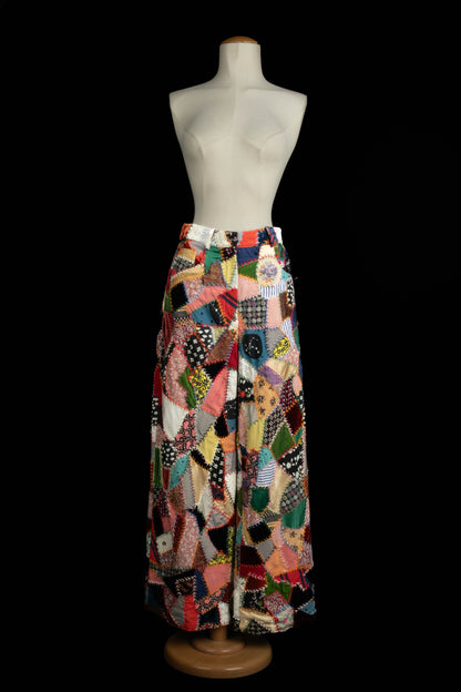 Pantalon patchwork Dior Automne 2018