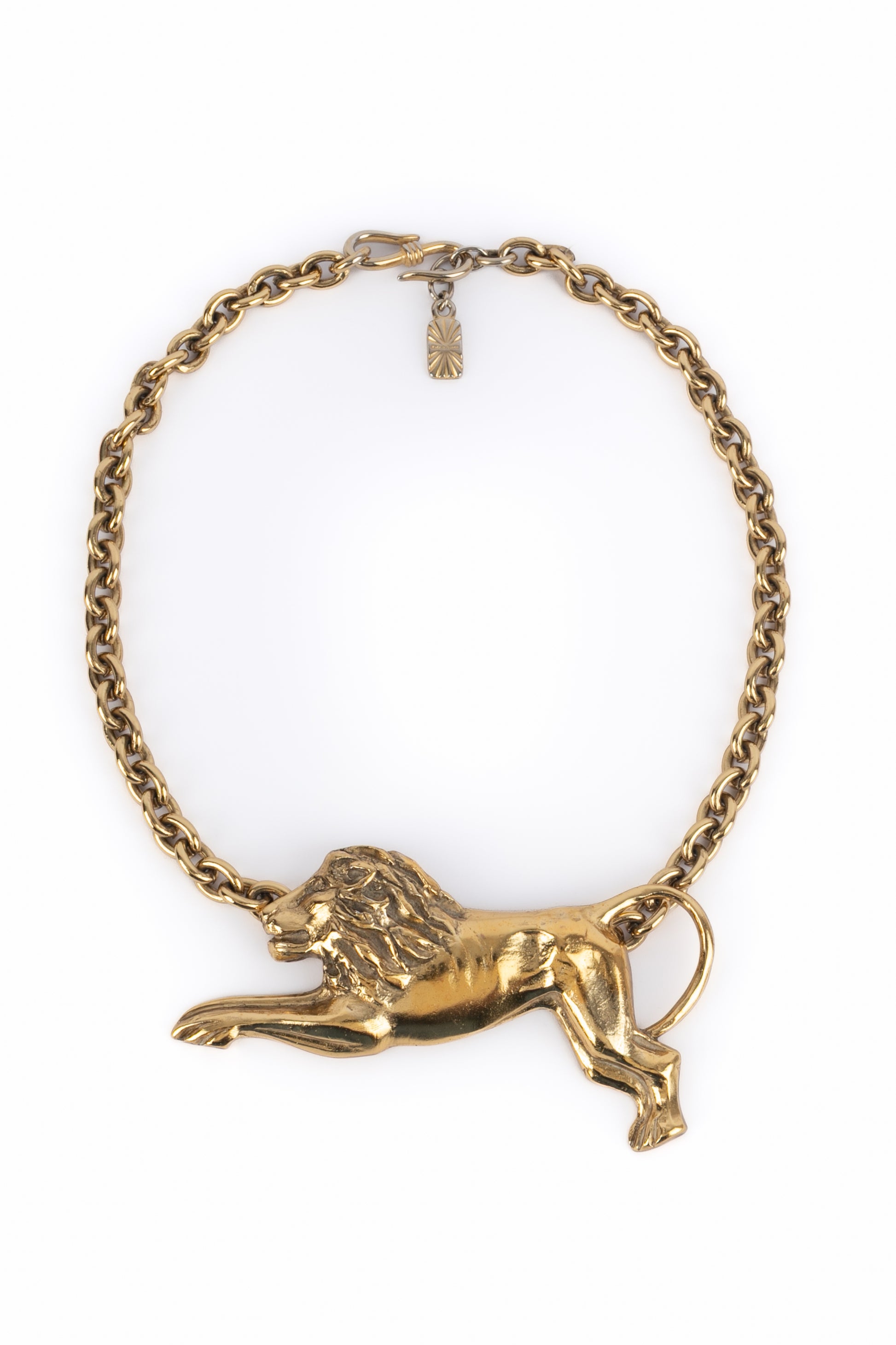 Collier lion Yves Saint Laurent