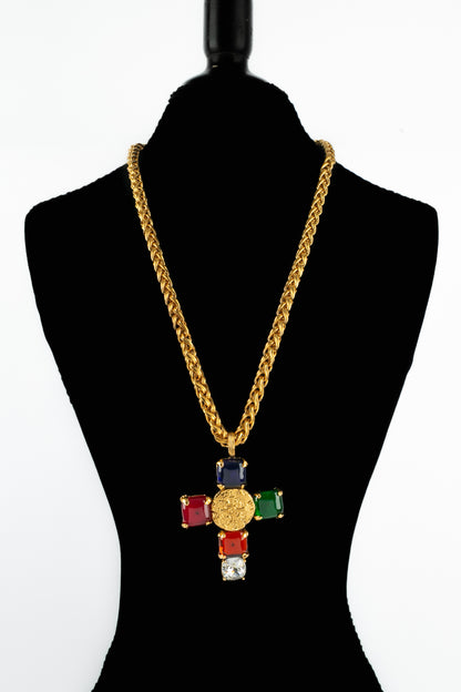 Collier croix Chanel 1993
