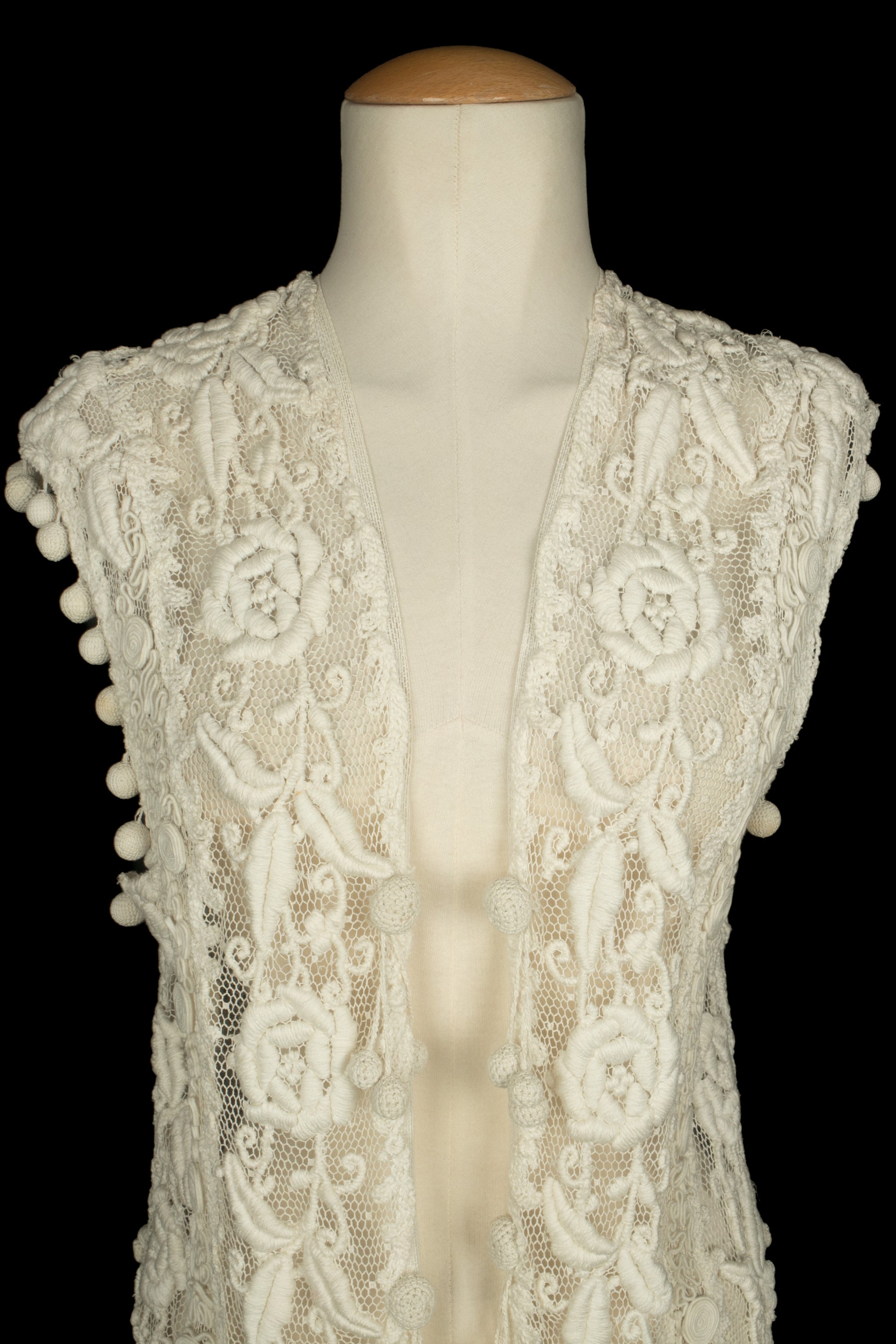 Gilet ancien en crochet