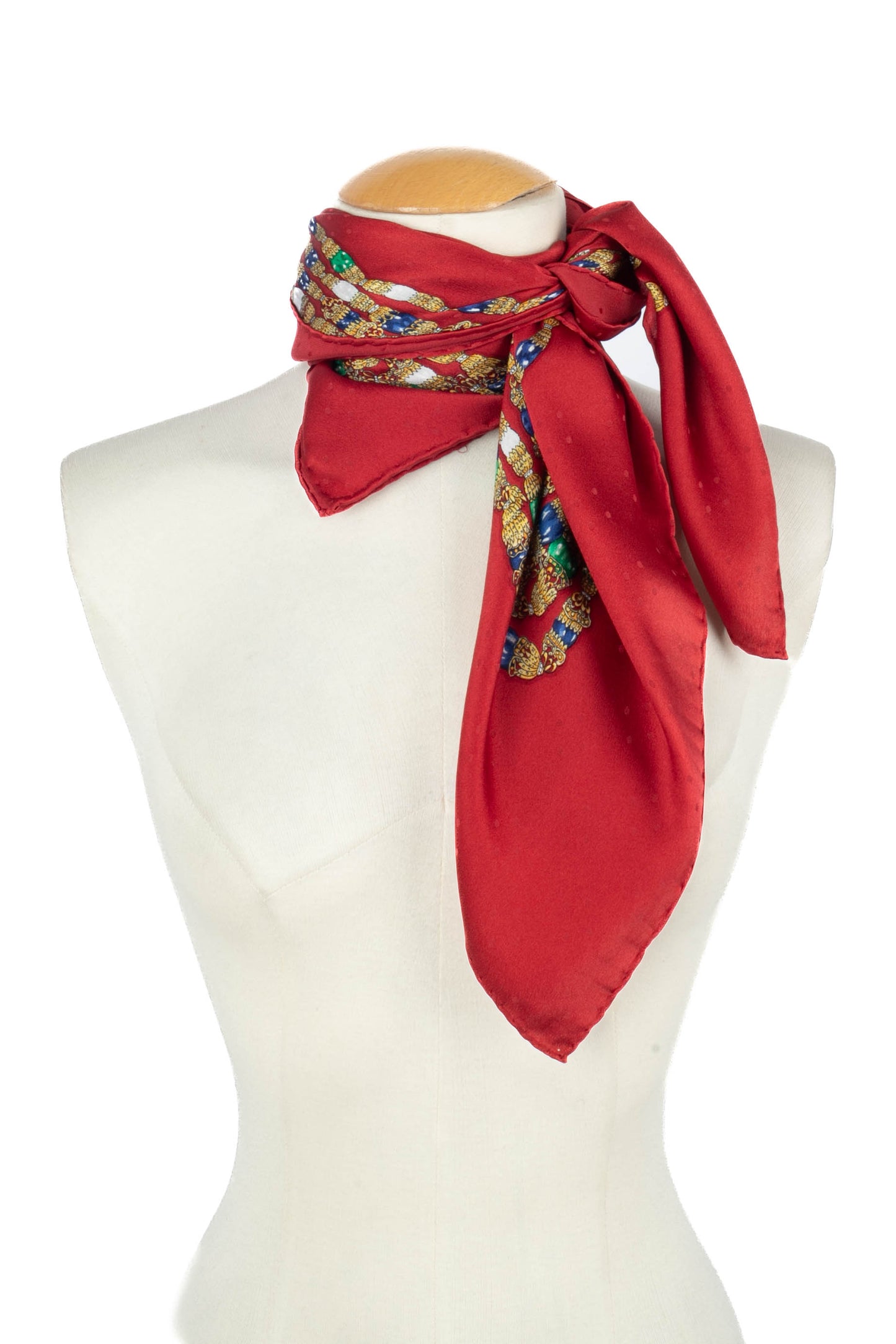 Foulard "bijoux" en soie Chanel 