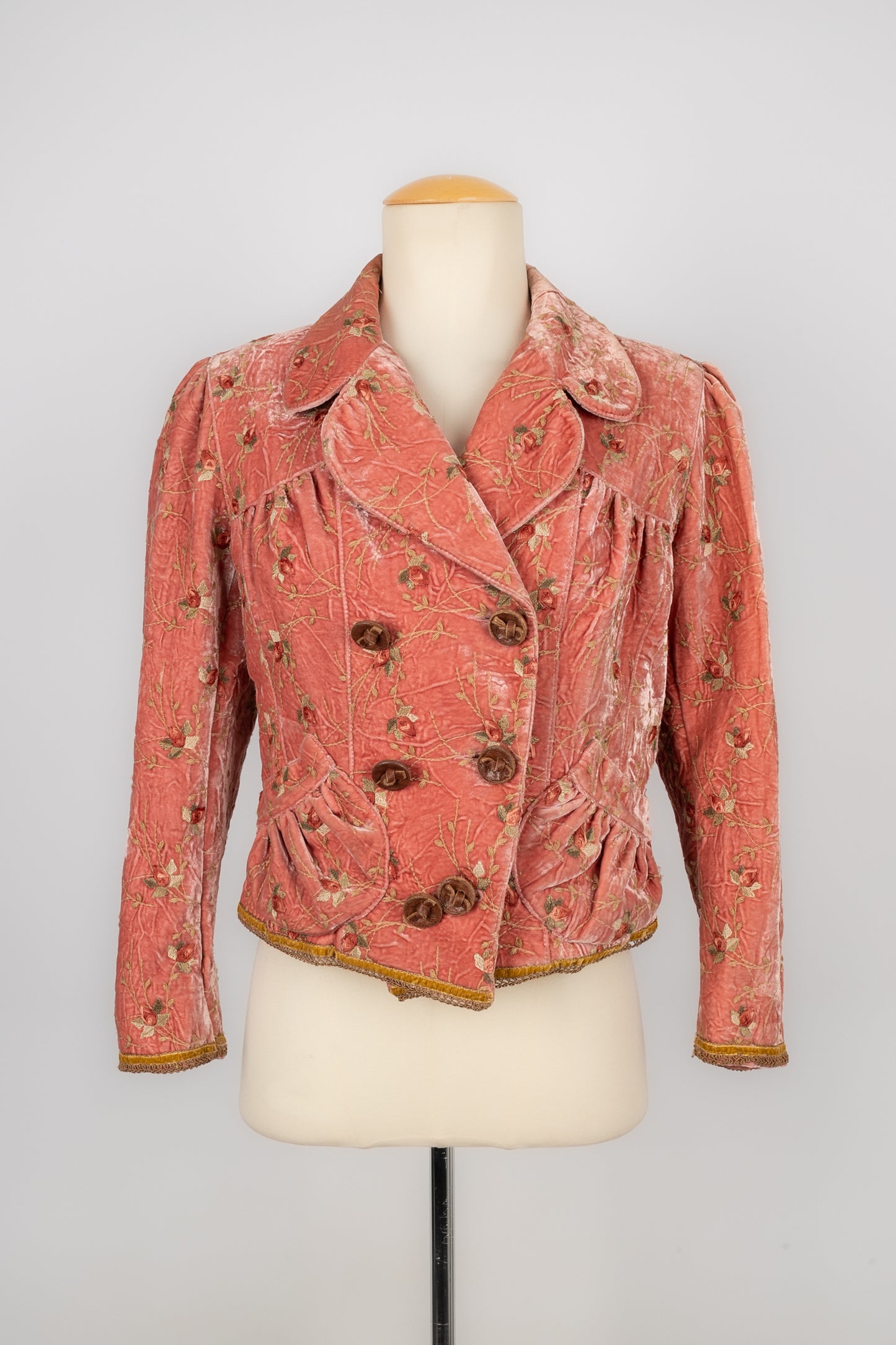 Veste en velours Galliano