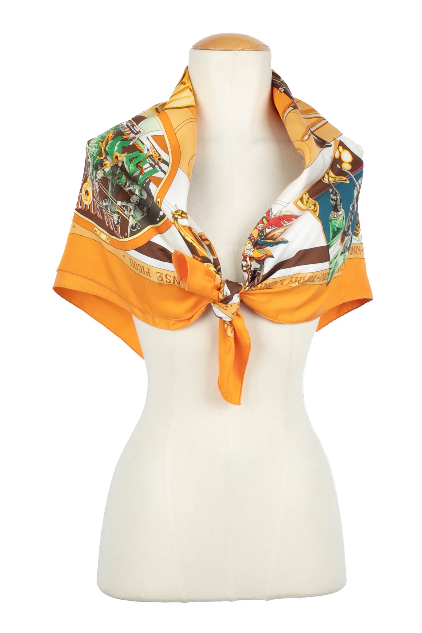 Foulard / Carré "The original New-Orléans créole Jazz 1923" Hermès
