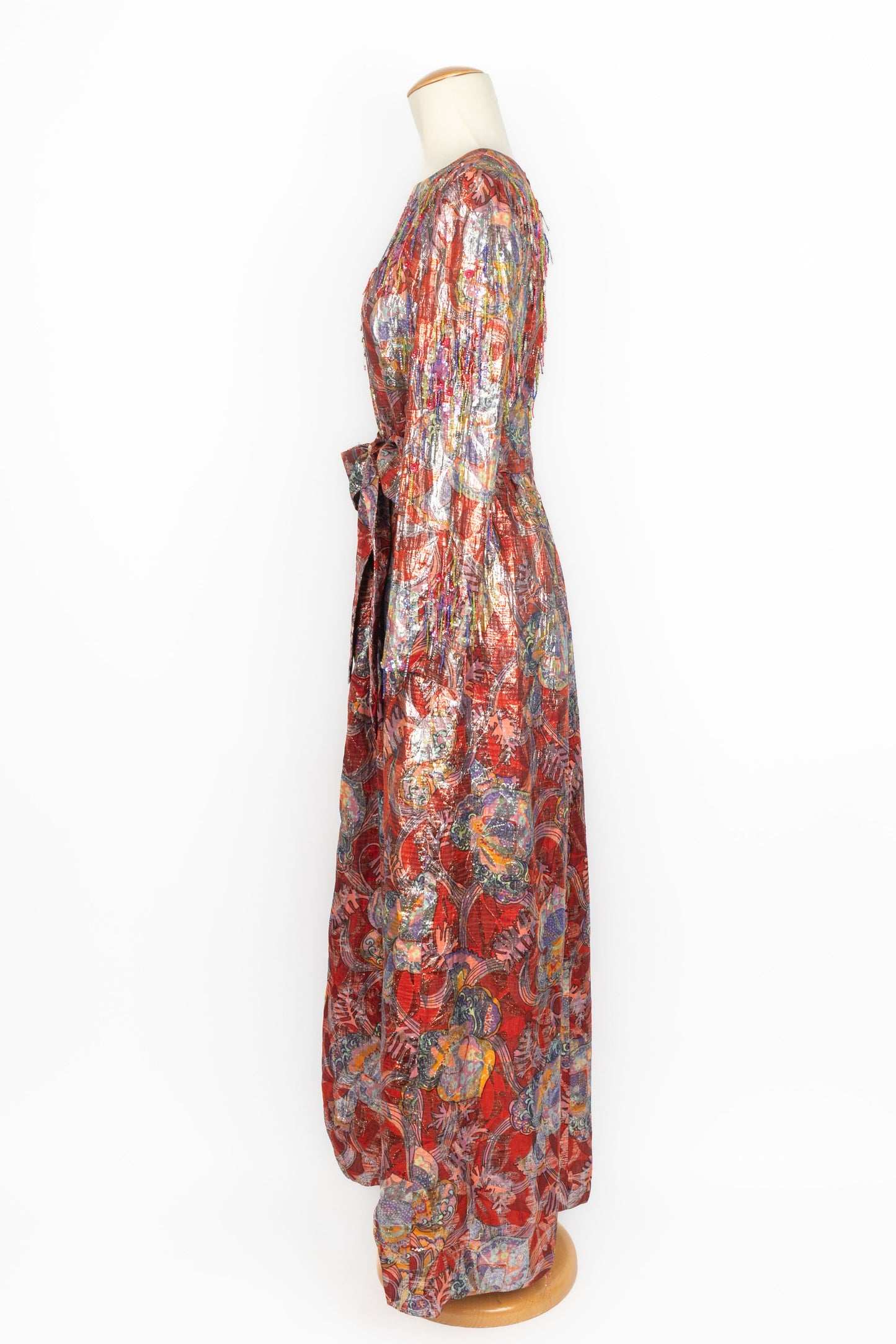 Robe en lamé Dior