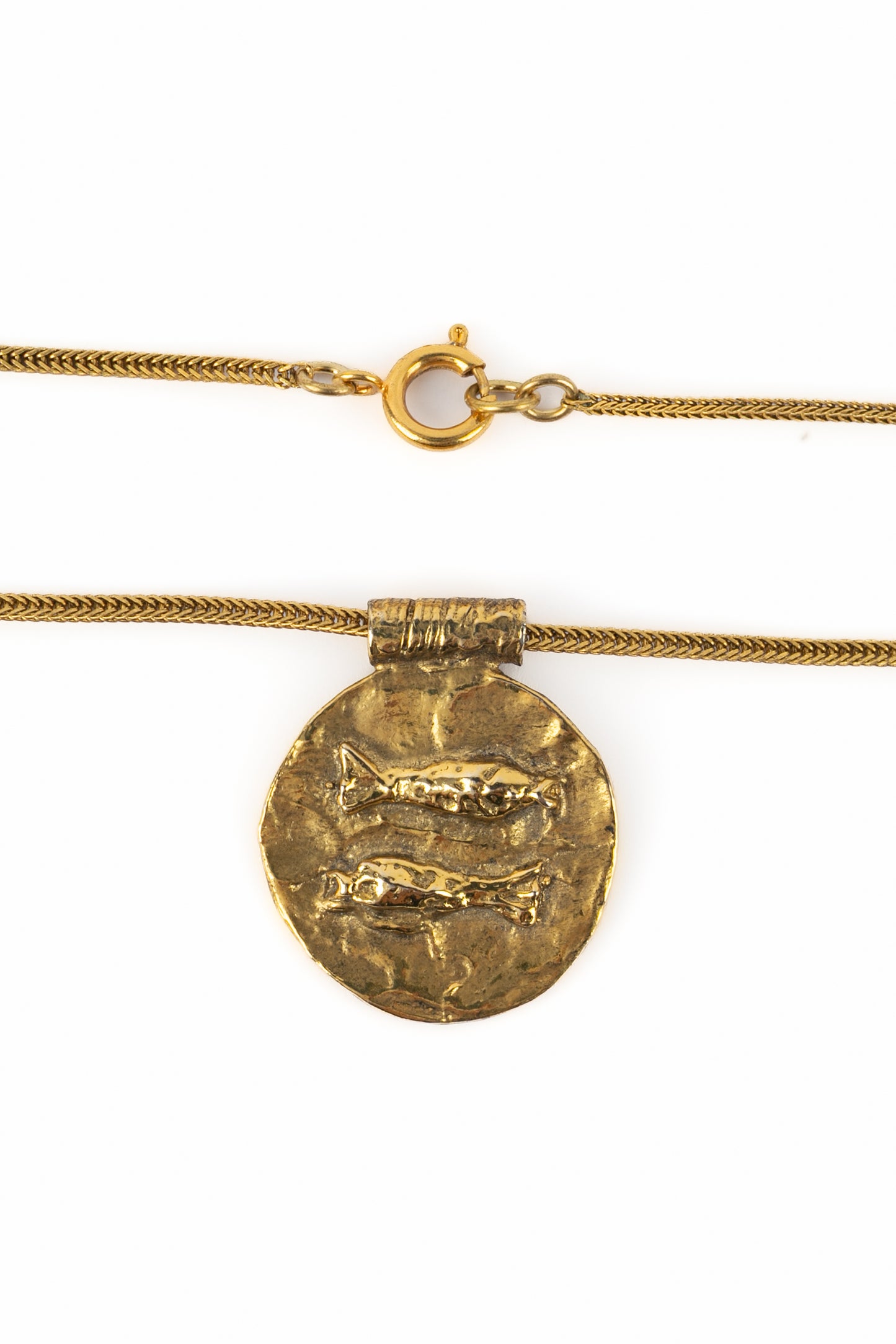 Collier "poissons" Chanel (attribué à)