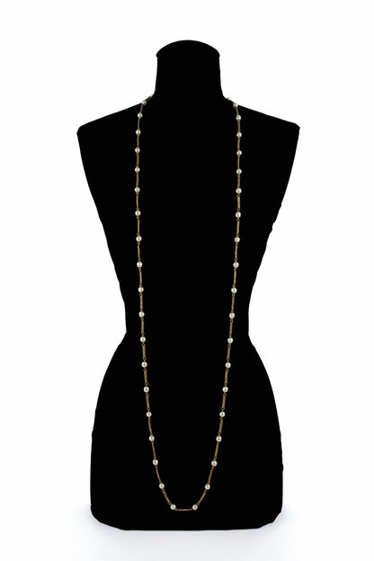 Collier sautoir Chanel époque Coco