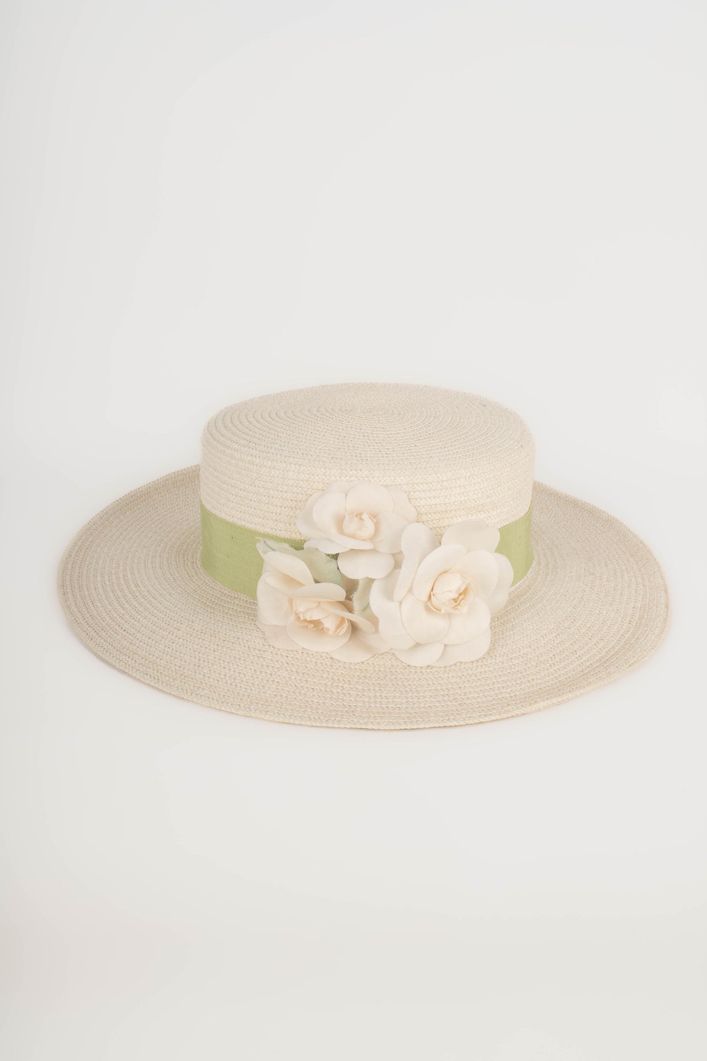 Chapeau style canotier Chanel (Attribué à)