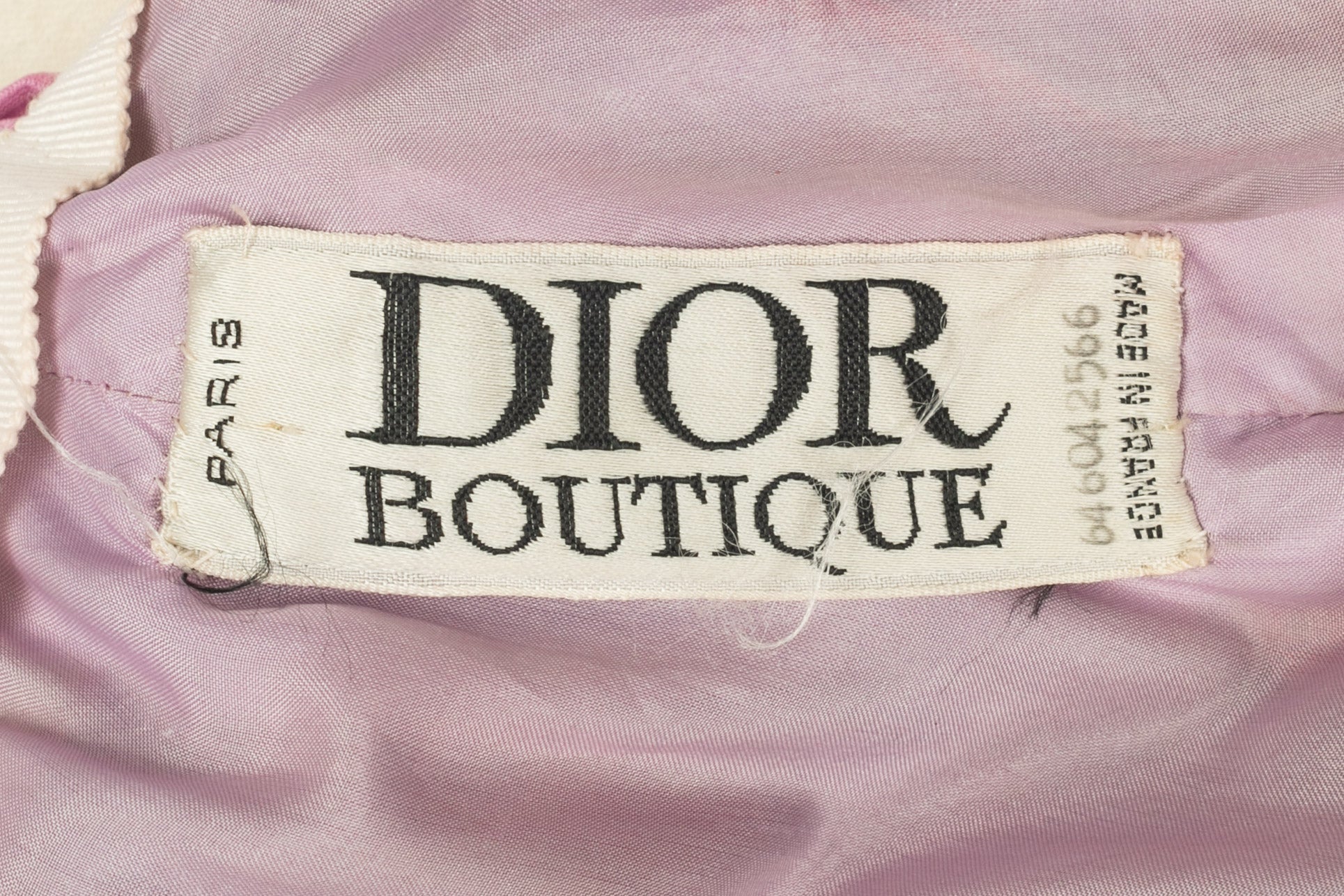 Robe en lamé Dior
