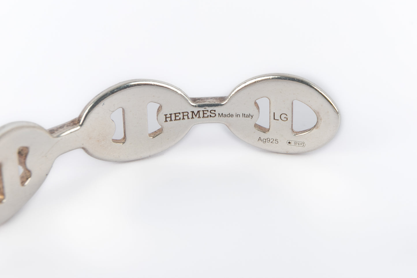 Bracelet "chaîne d'ancre enchainée" Hermes