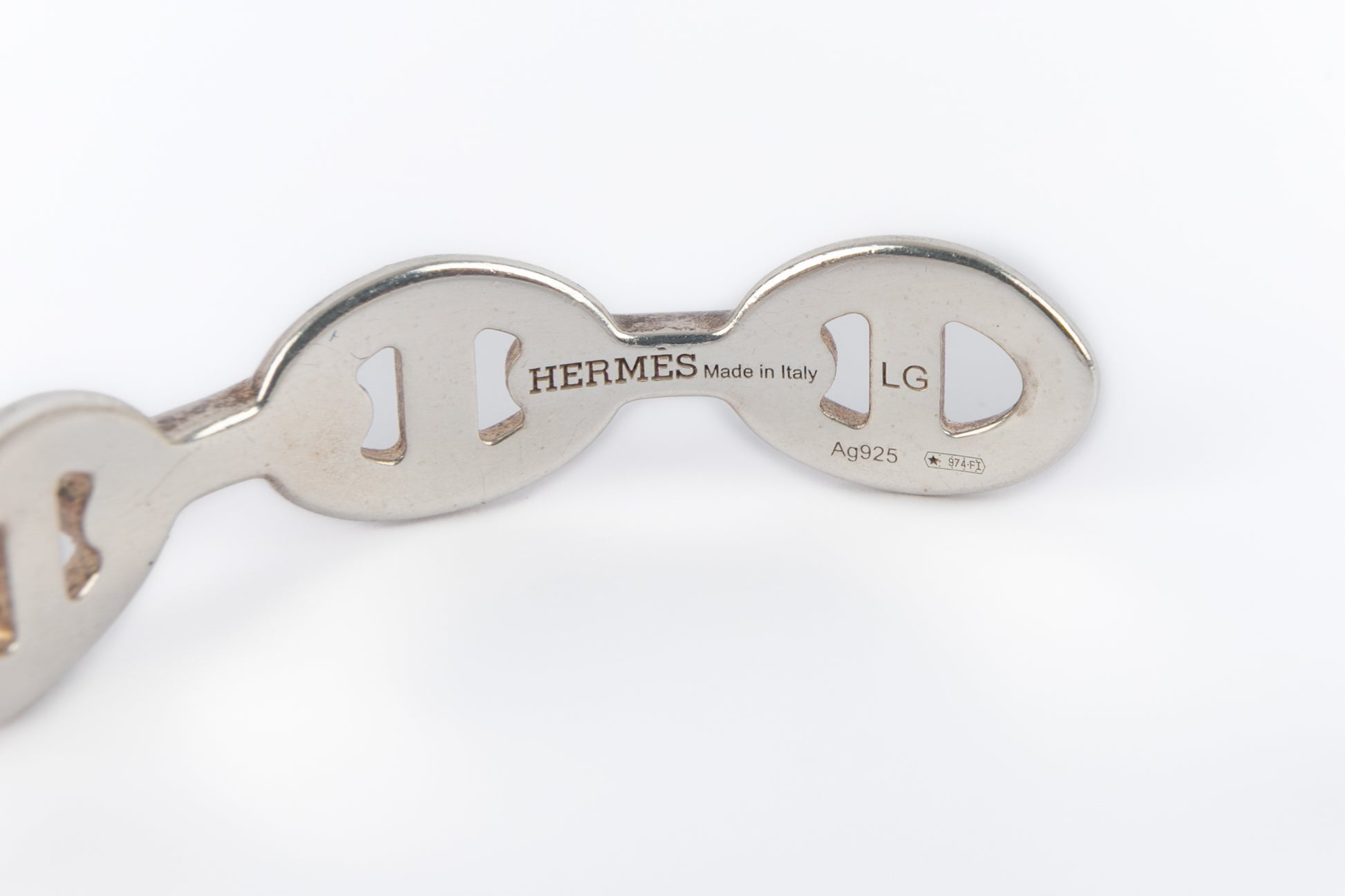 Bracelet "chaîne d'ancre enchainée" Hermes