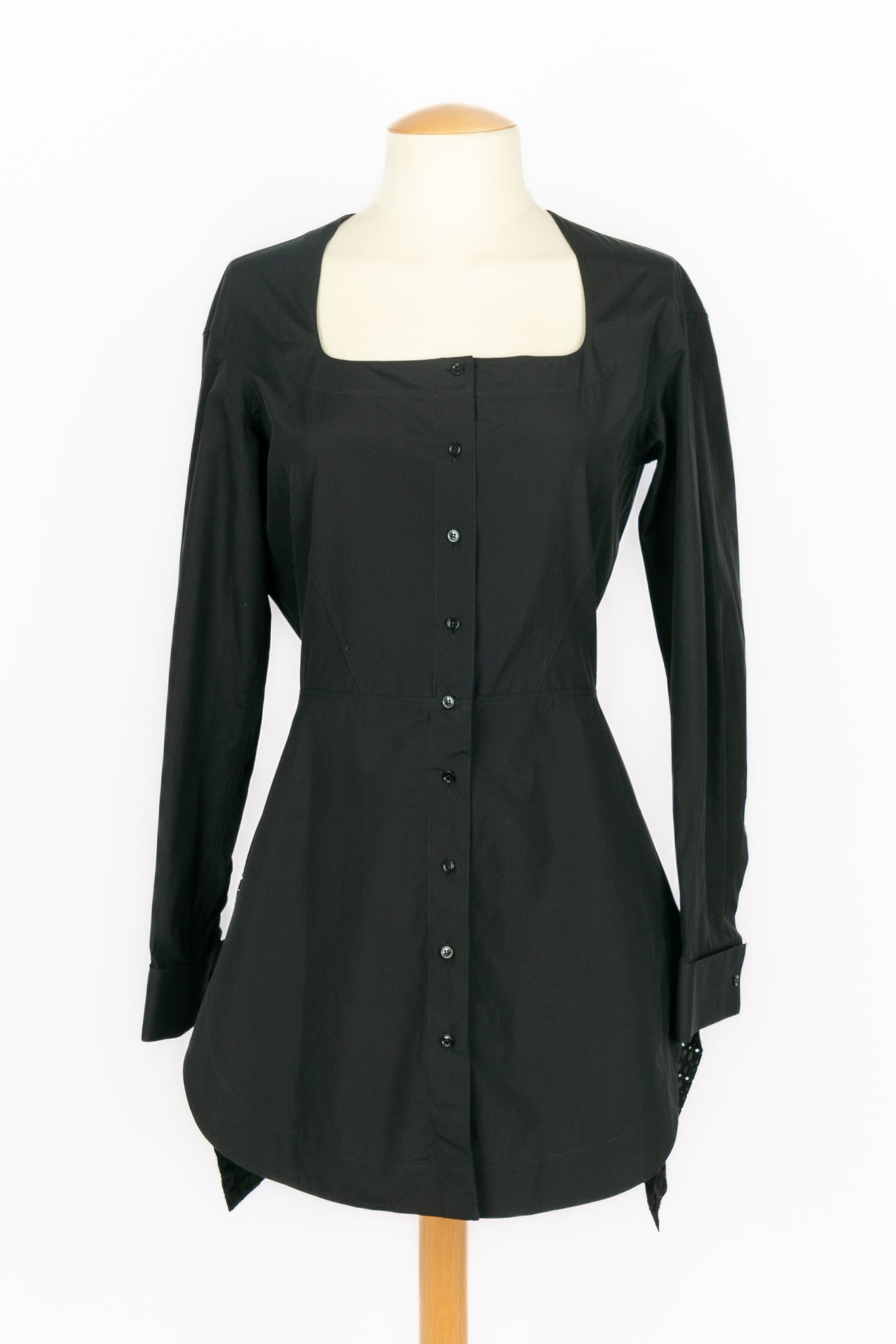 Chemise noire Alaïa